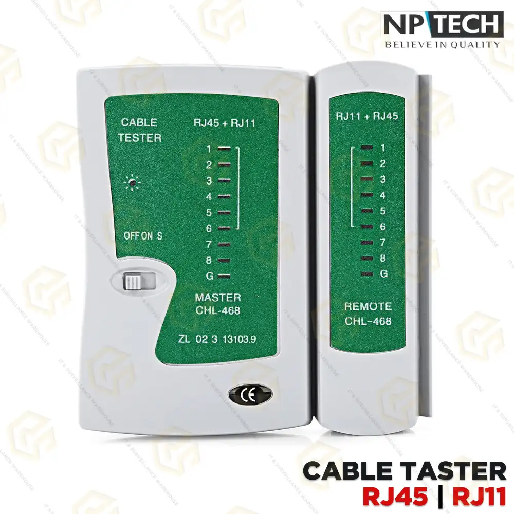 NPTECH LAN CABLE | RJ45 TESTER (WITH BATTERY)