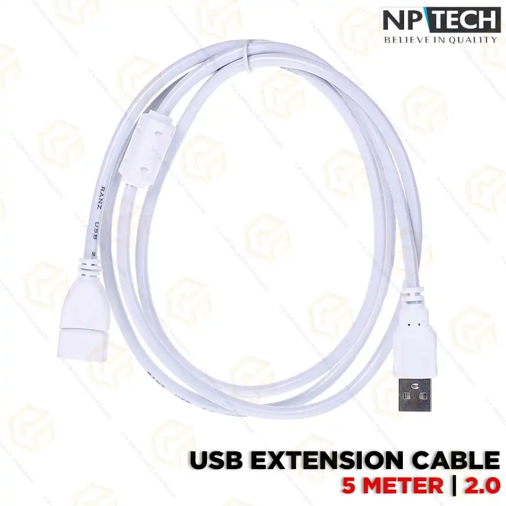 NPTECH USB EXTENSION CABLE 5MTR