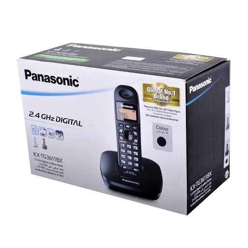 PANASONIC TELEPHONE KX TG 3611 BLACK