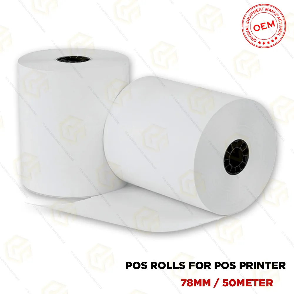 POS ROLL 78MM*50 METER FOR POS PRINTER