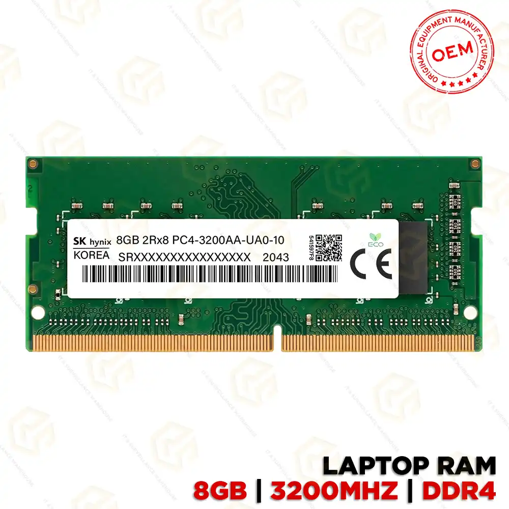 RAM 8GB DDR-4 3200MHZ LAPTOP