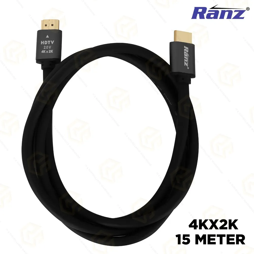 RANZ HDMI CABLE 15 MITER 4KX2K