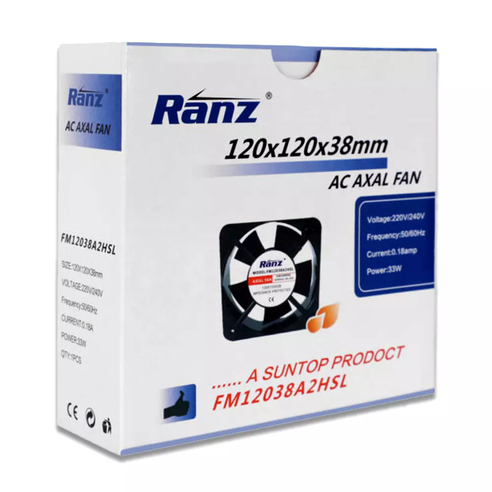 RANZ NETWORK RACK FAN 120MM