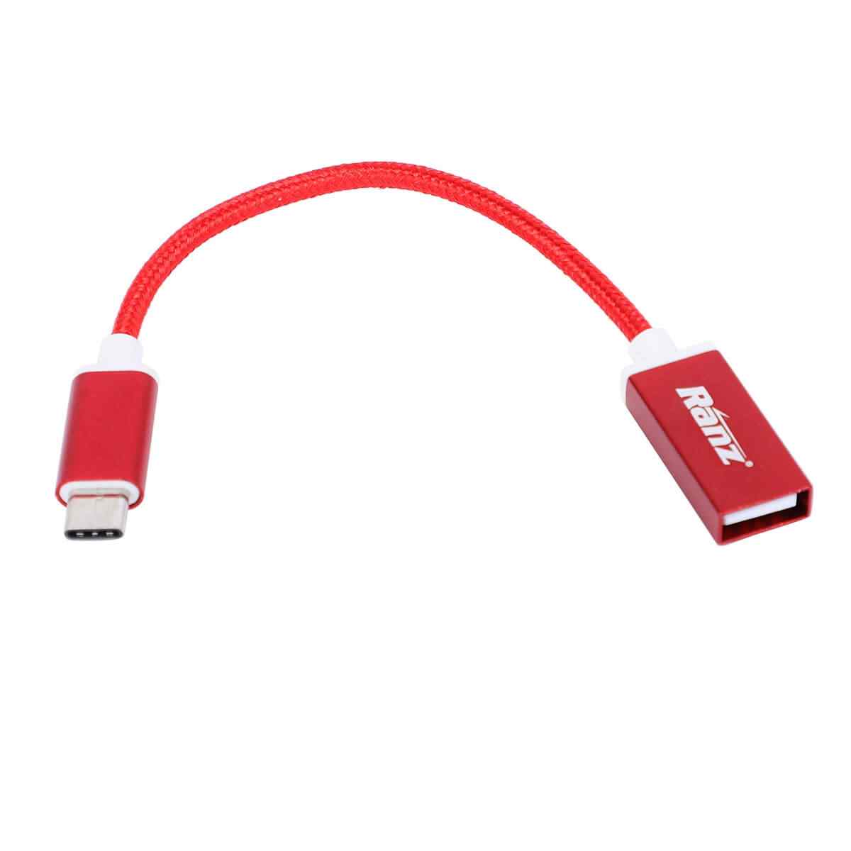 RANZ OTG CABLE (TYPE C TO USB)