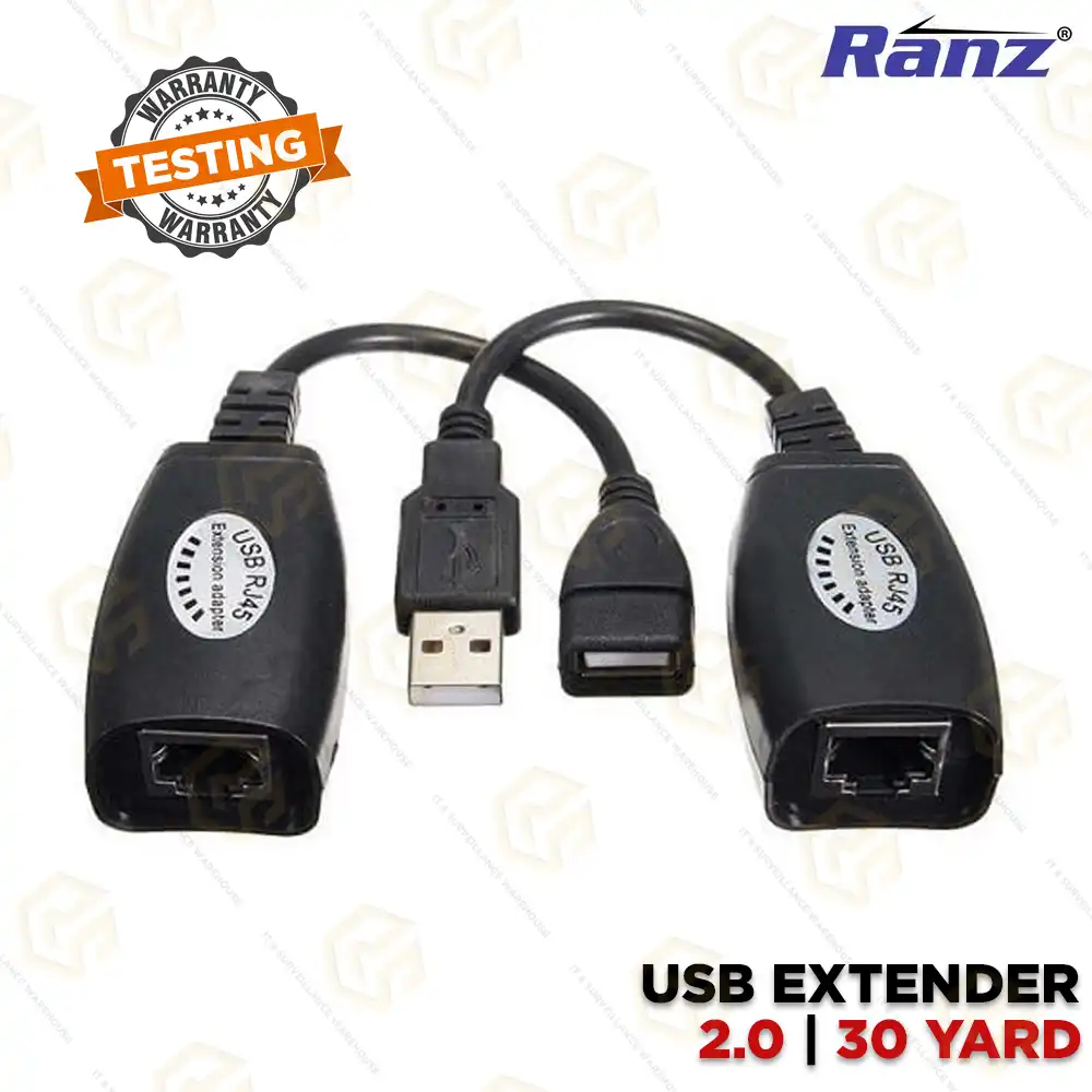 RANZ USB EXTENDER 30YARD | TESTING WARRANTY