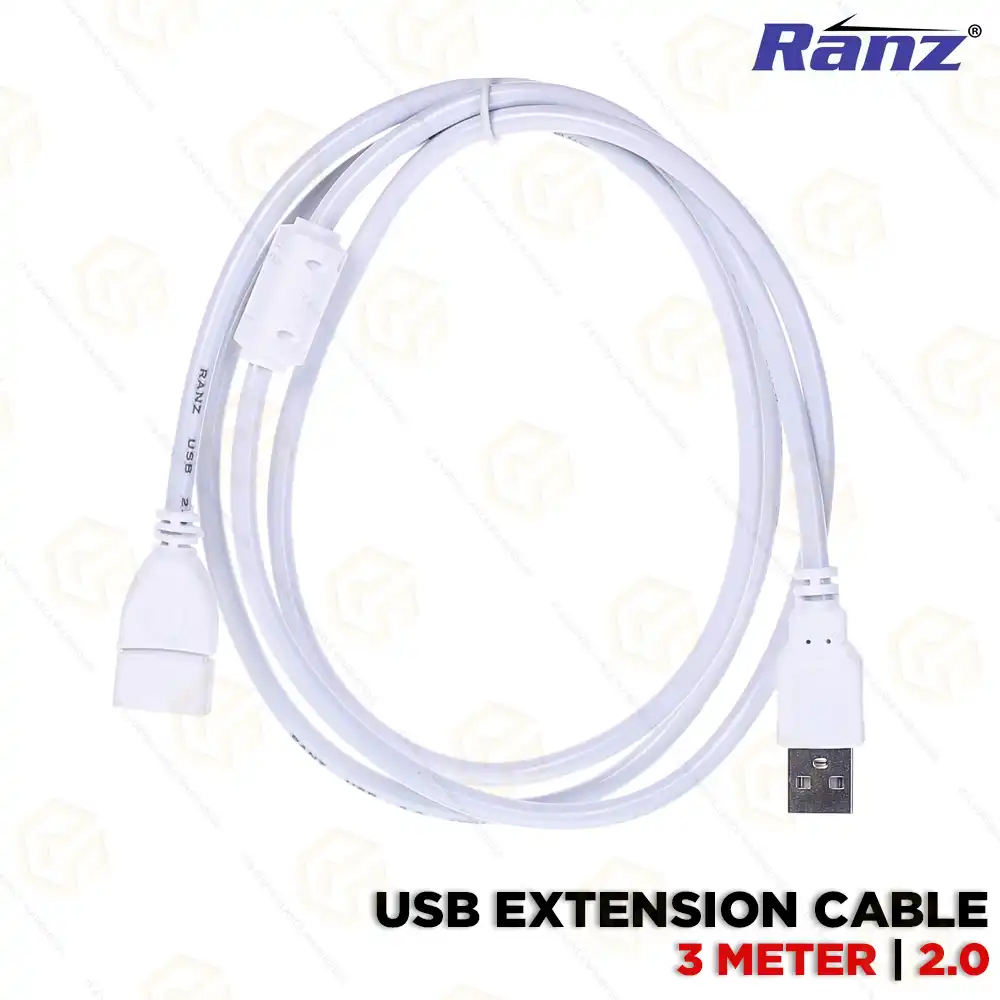 RANZ USB EXTENSION CABLE 3MTR