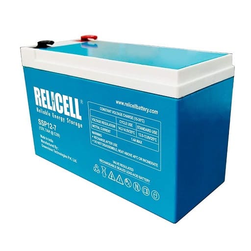 RELICELL UPS BATTERY 7AH (1 YEAR)