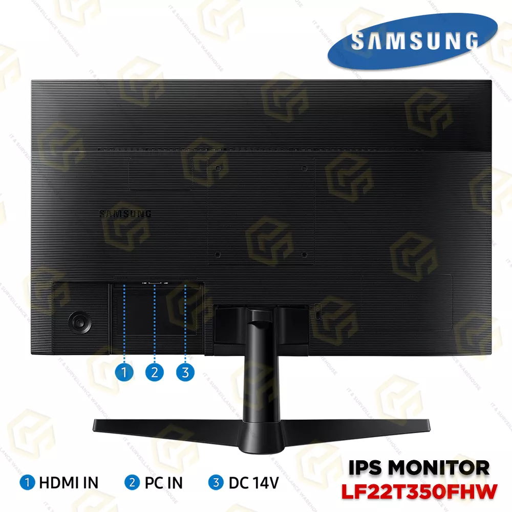 SAMSUNG IPS LED MONITOR 22" LF22T350FHW (3YEAR)