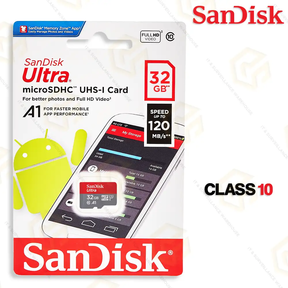 SANDISK 32GB MICRO SD CARD(SDSQA4-32G-N6MN)