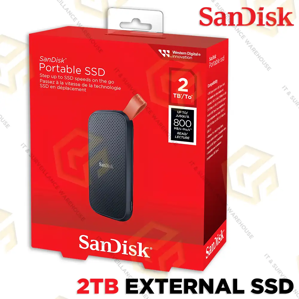 SANDISK E30 2TB EXTERNAL SSD (3YEAR)