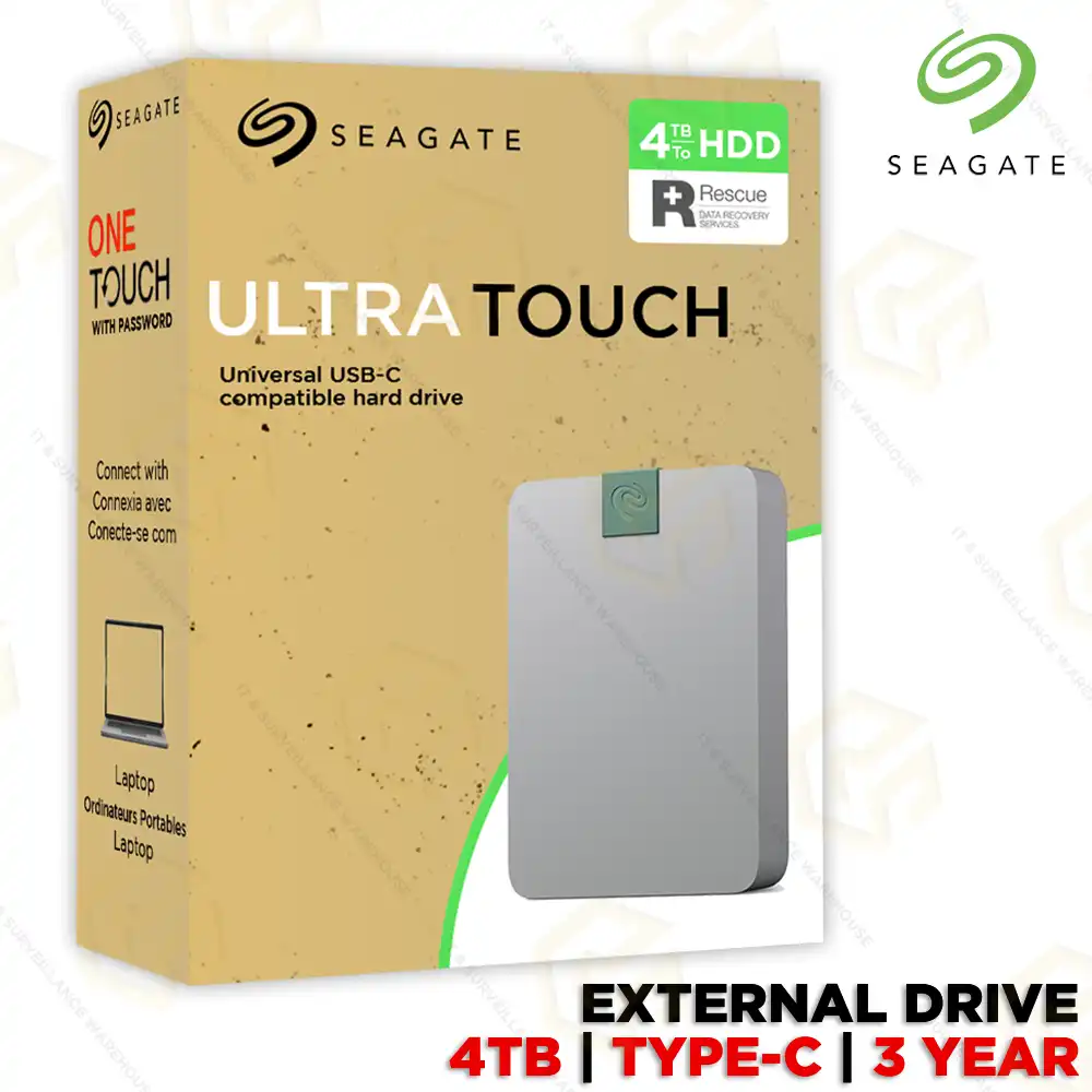 SEAGATE 4TB ULTRA TOUCH EXTERNAL TYPE-C