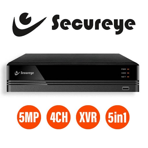 SECUREYE FALCON 4CH HD DVR 5MP LIVE & 2MP RECORD