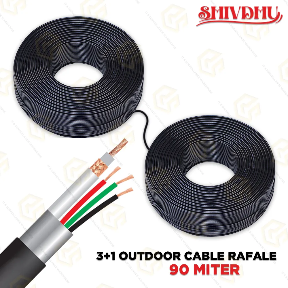 SHIVDHU RAFALE 3+1 OUTDOOR CABLE 90MTR