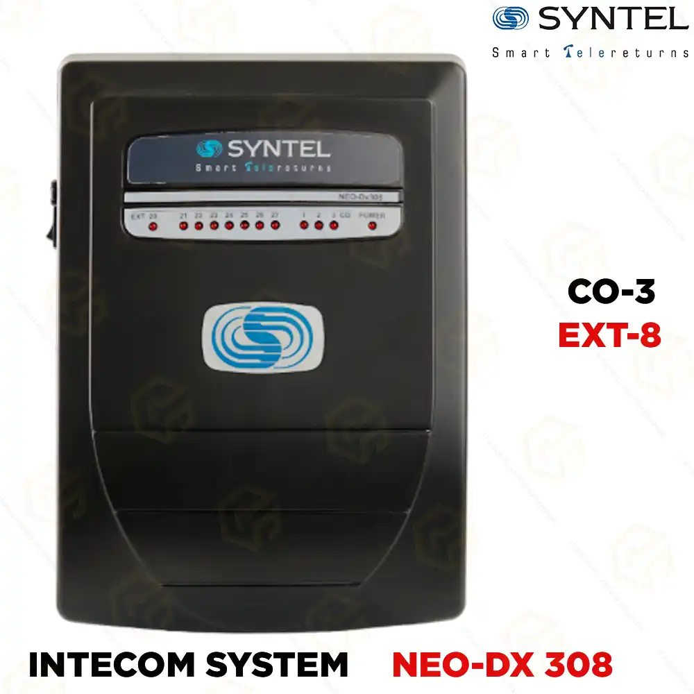 SYNTEL EPABX NEO-DX 308 (CO-3, EXTENSION-8)