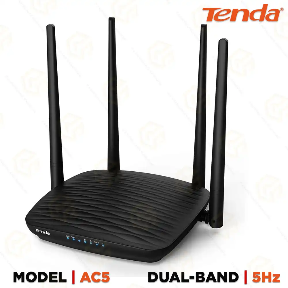 TENDA AC5 DUAL BAND 1200MBPS ROUTER | REPEATER | RANGE EXTENDER (3YEAR)