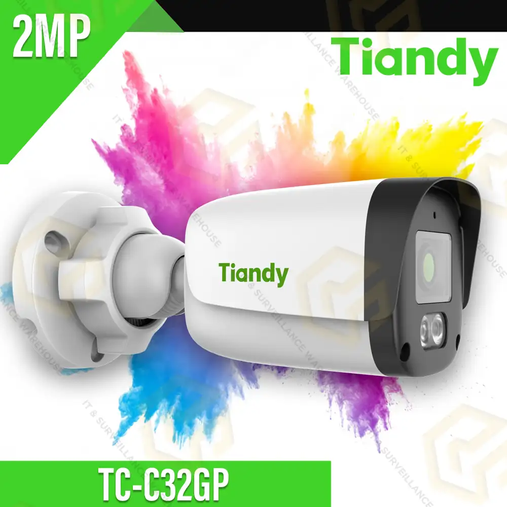 TIANDY 2MP IP BULLET COLOR+MIC TC-C32GP