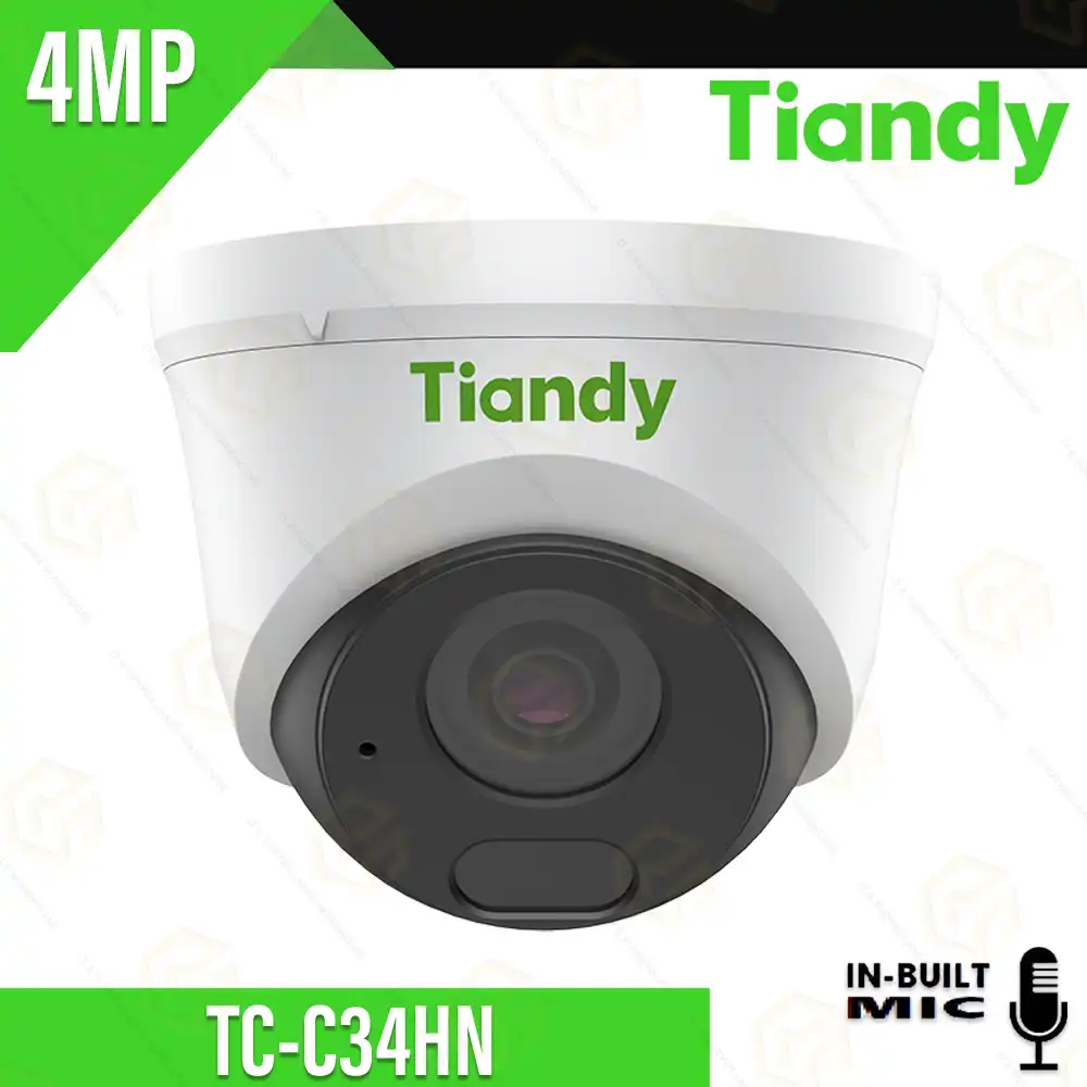 TIANDY IP DOME 4MP C34HN 2.8MM BUILT IN MIC