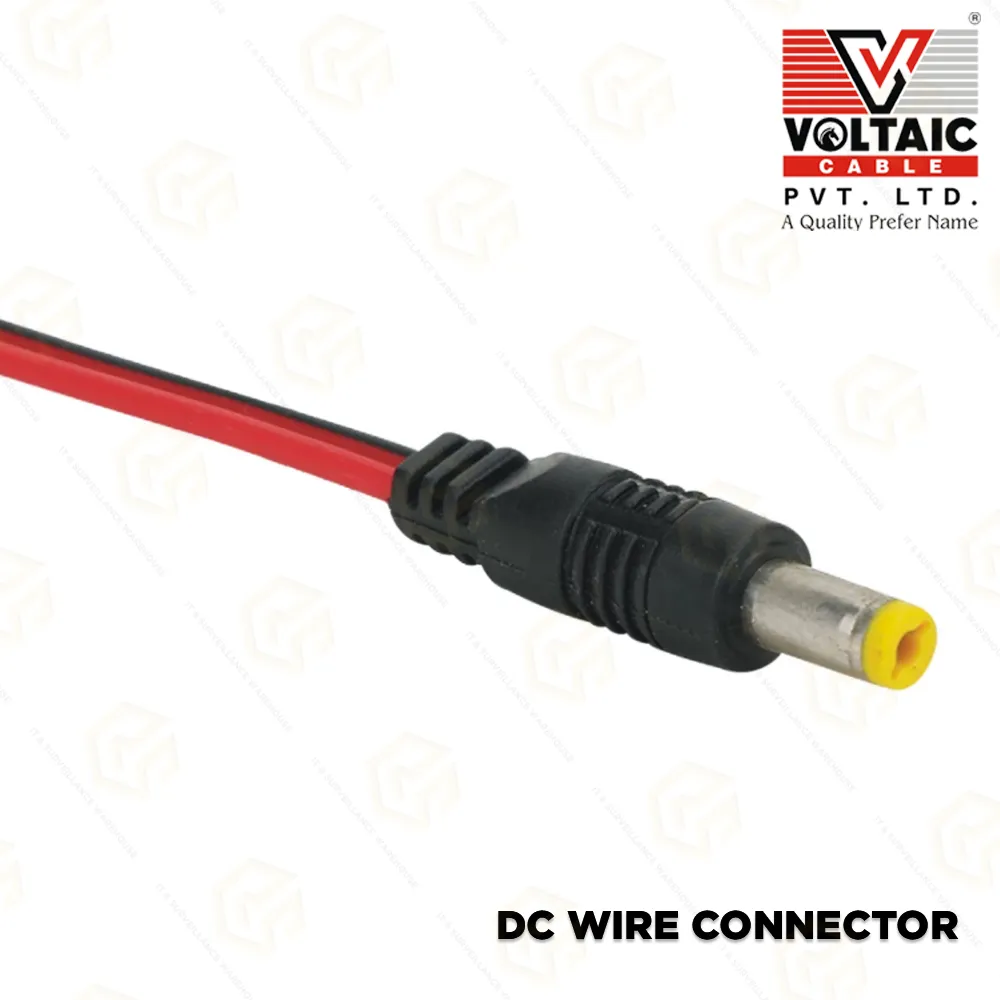 VOLTAIC DC CONNECTOR WIRE RED AND BLACK