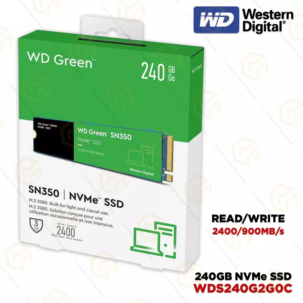 WD GREEN SN350 240GB NVME SSD