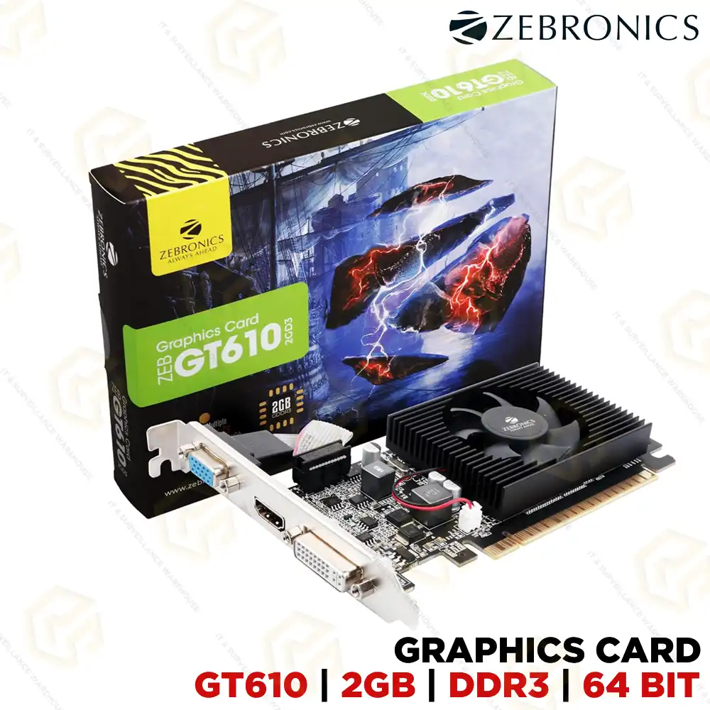 ZEBRONICS GT610 2GB DDR3 GRAPHIC CARD