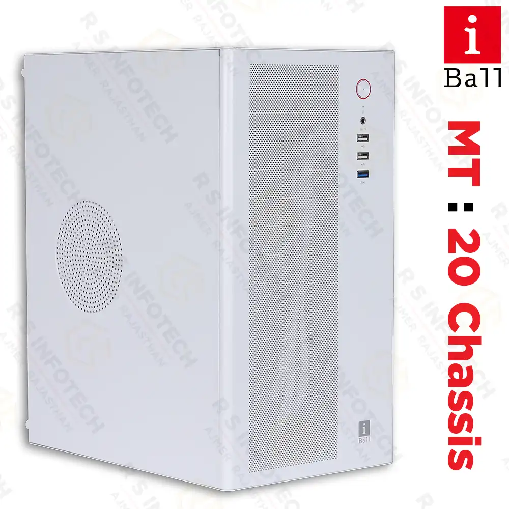 IBALL MT20 WITH SMPS MINI TOWER CABINET | USB 3.0 (WHITE)