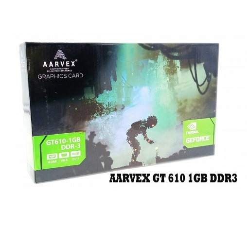 AARVEX GT610 1GB DDR3 GRAPHIC CARD
