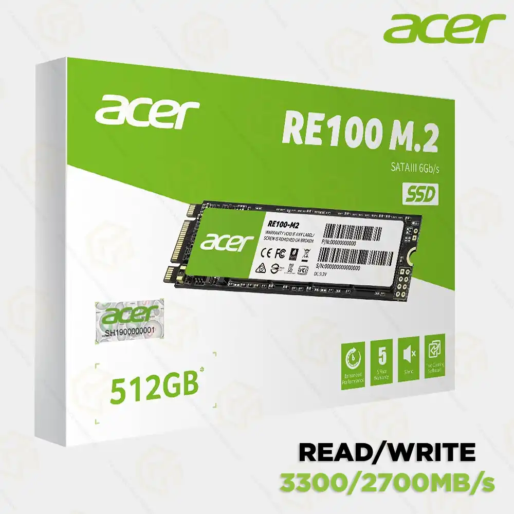 ACER 512GB NVME SSD FA100  (5YEAR)