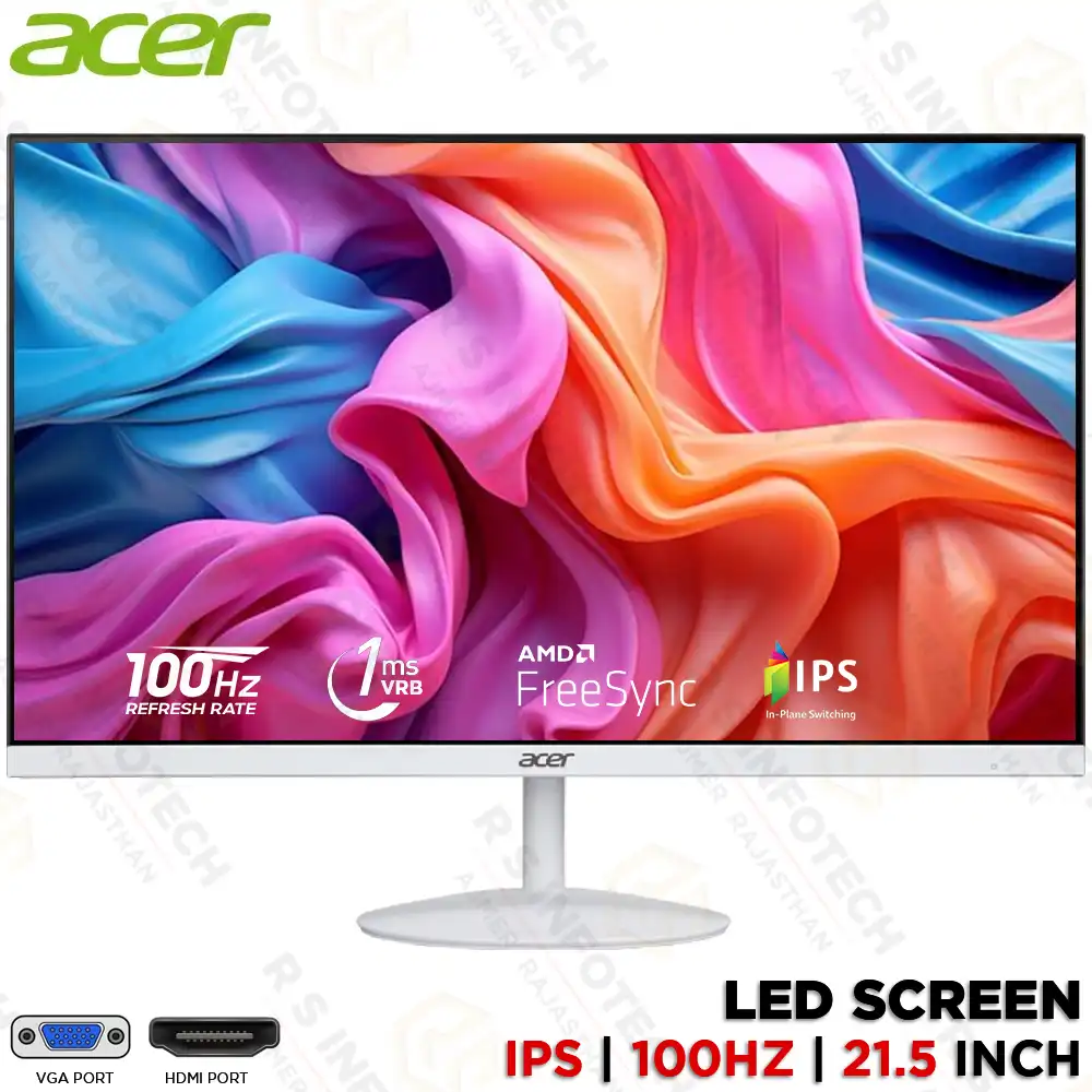 ACER SA222Q 21.5 INCH FULL HD IPS 100HZ LED MONITOR | DISPLAY | HDMI VGA