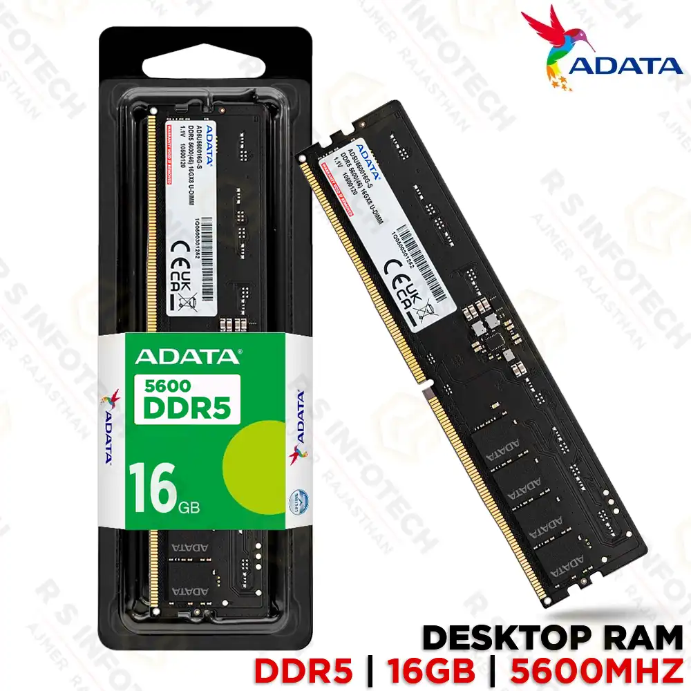 ADATA 16GB DDR5 5600MHZ DESKTOP RAM