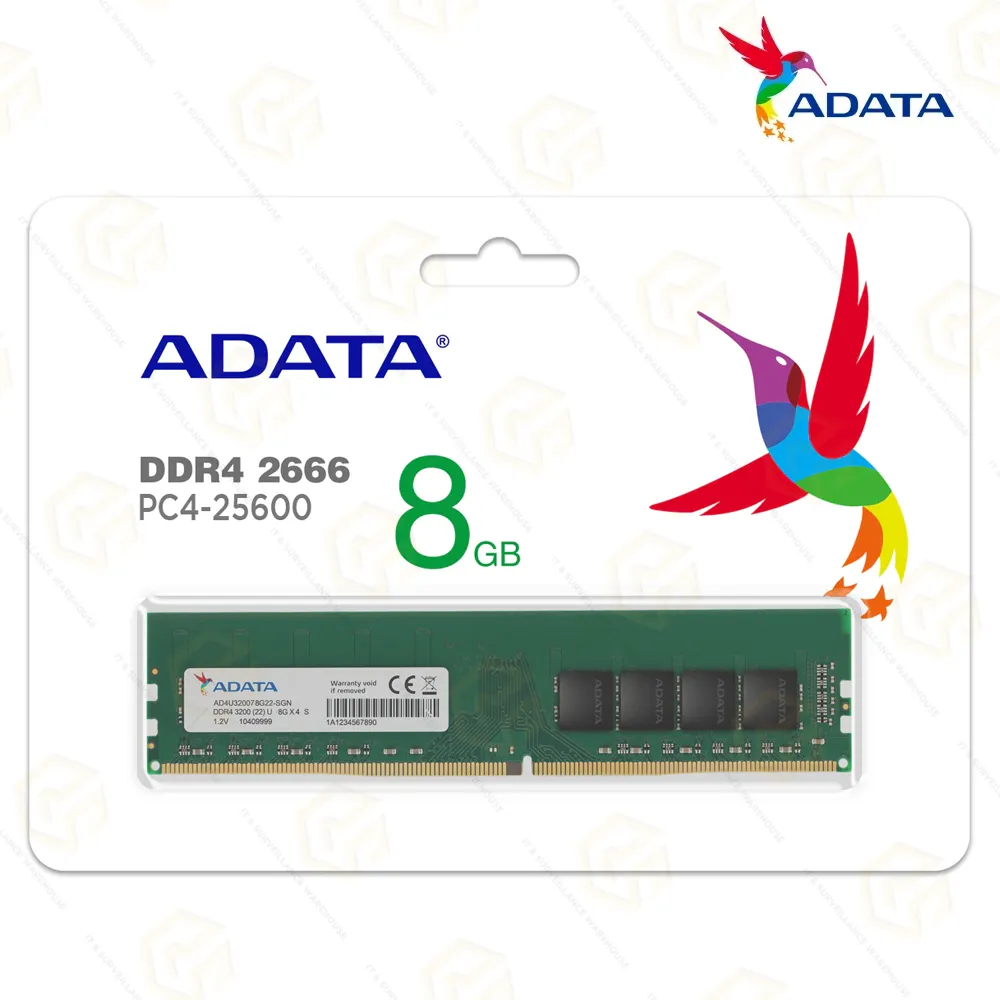 ADATA DDR4 PC 8GB 3200MHZ FSB RAM (3YEAR)