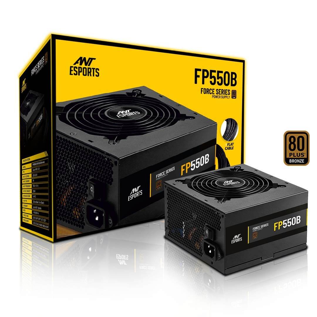 ANT ESPORTS FP550B 550WT 80+ BRONZE SMPS | 3-YEAR