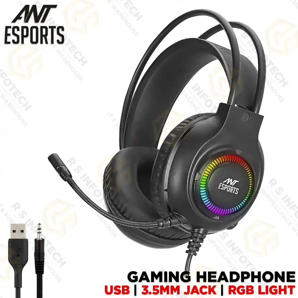 ANT ESPORTS GAMING HEADSET H580 BLACK