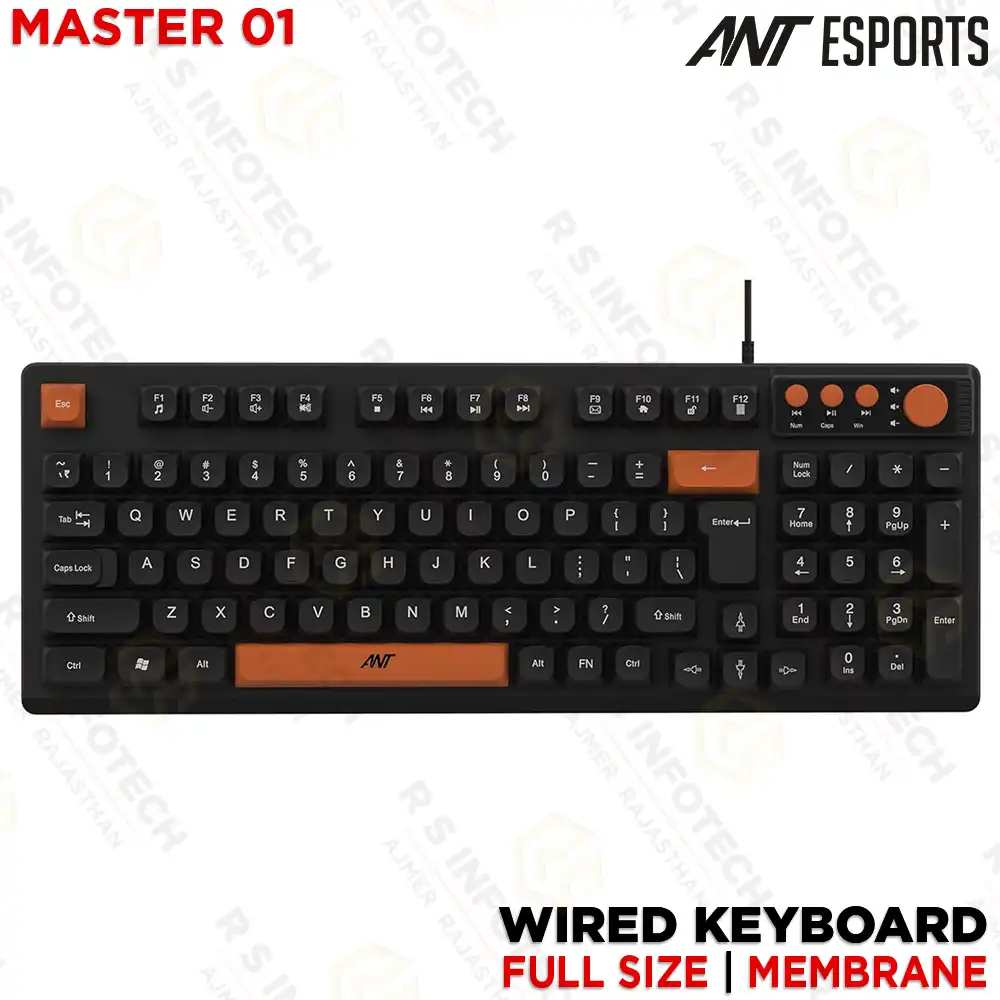 ANT ESPORTS MASTER 01 MULTIMEDIA WIRED KEYBOARD