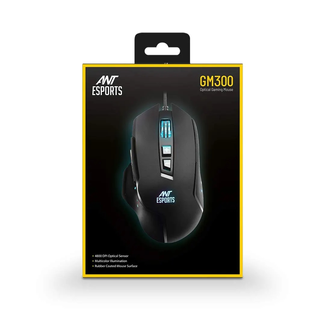 ANT ESPORTS WIRED GAMING MOUSE GM300 RGB