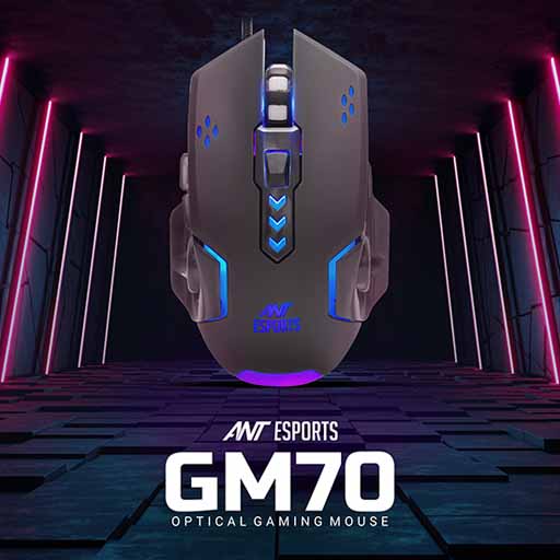 ANT ESPORTS WIRED GAMING MOUSE GM70
