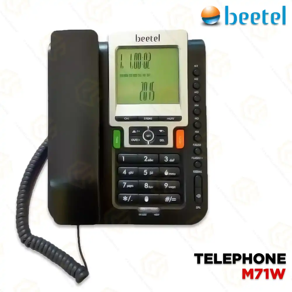 BEETEL M71W TELEPHONE DISPLAY & SPEAKER BLACK (1YEAR)