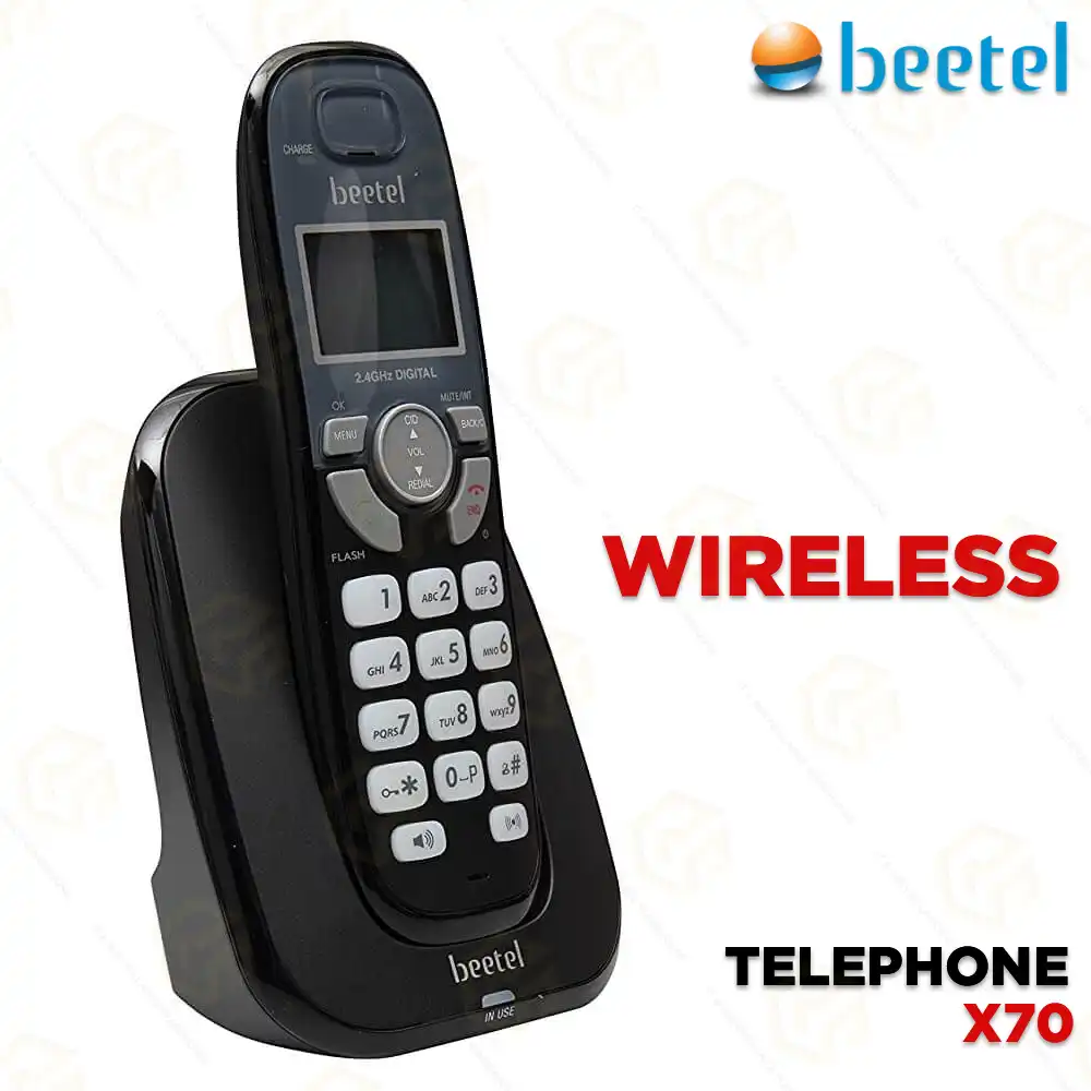 BEETEL X70 CORDLESS TELEPHONE  (1YEAR)