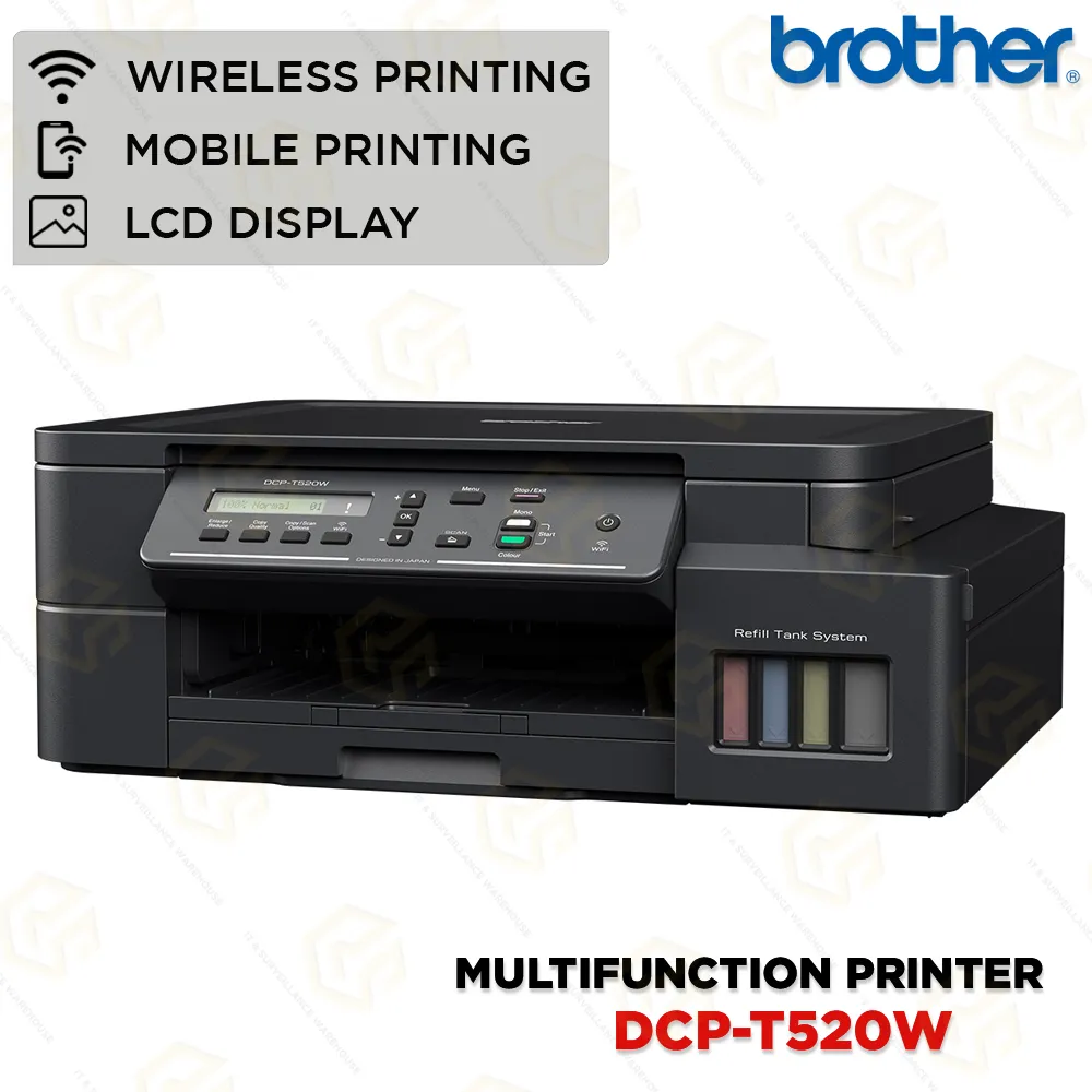 BROTHER DCP-T520W WIFI ALL IN ONE COLOR PRINTER