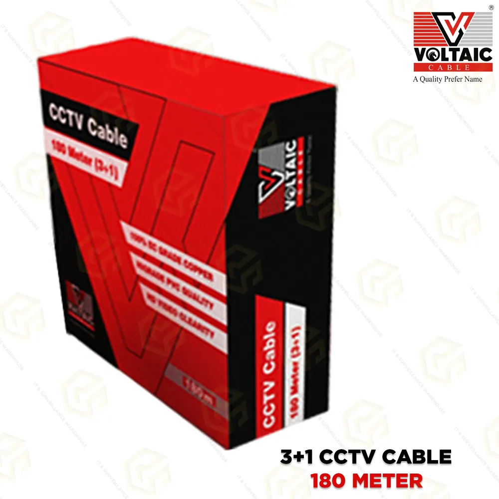 VOLTAIC 180MTR 3+1 CCTV CABLE VC001