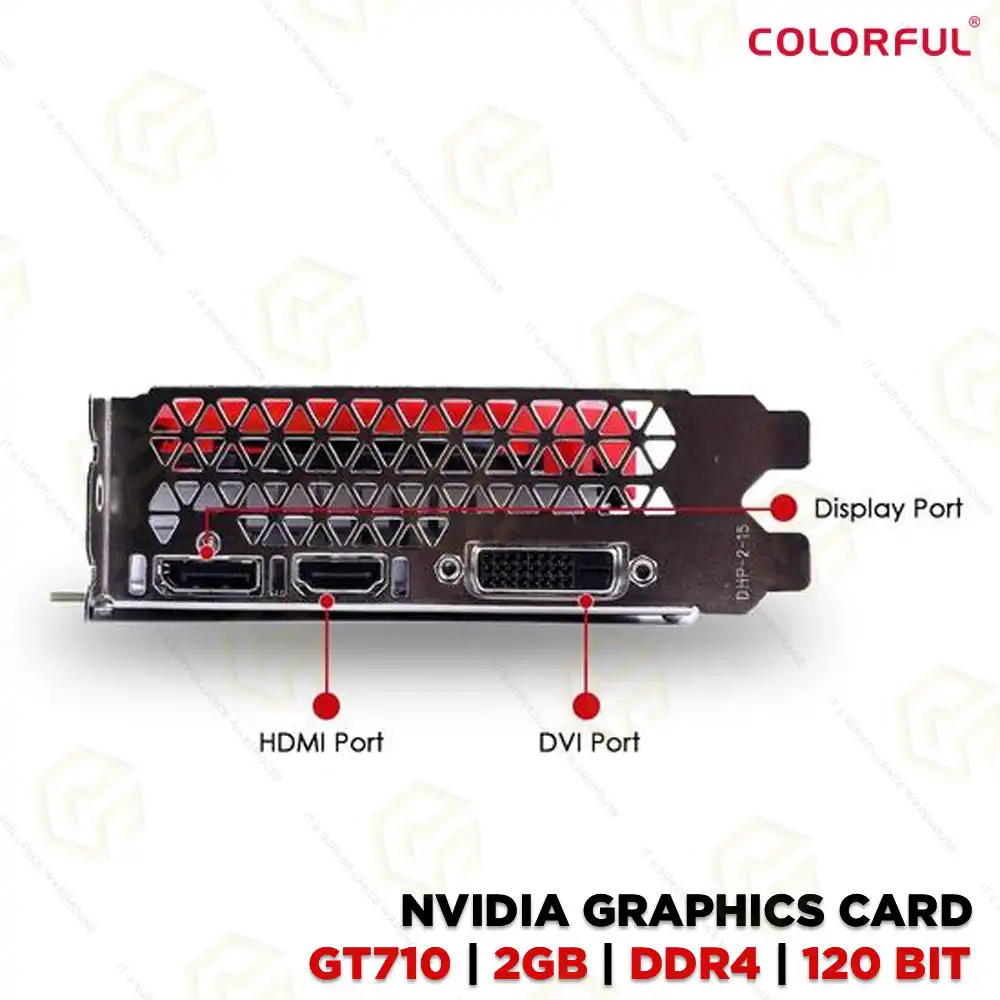 COLORFUL GTX1650 DDR6 4GB DUAL FAN 128BIT GRAPHIC CARD