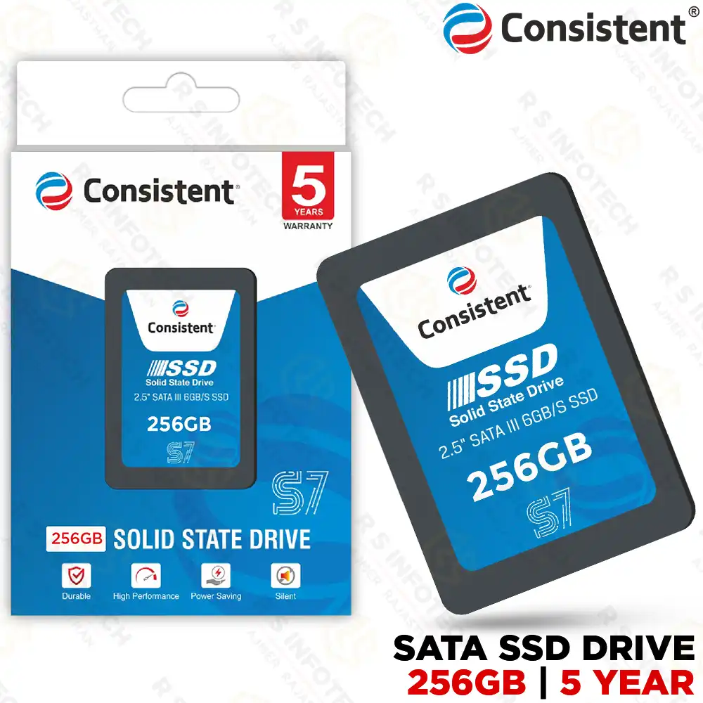 CONSISTENT CTSSD2567S7 256GB SATA SSD (5YR)