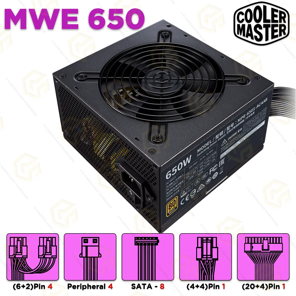 COOLER MASTER MWE-650WT SMPS BRONZE V2