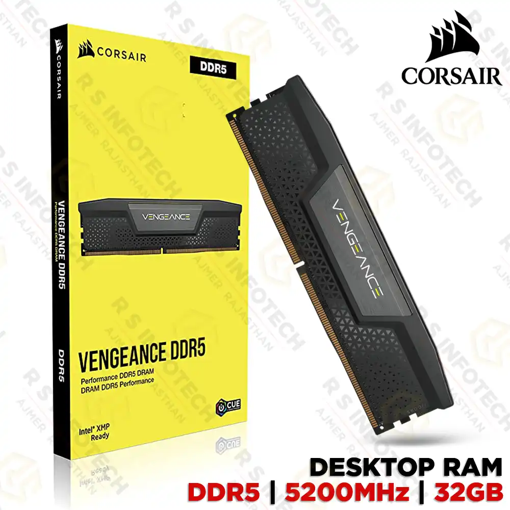 CORSAIR VENGEANCE DDR5 32GB 5200MHZ | DESKTOP RAM | XMP READY