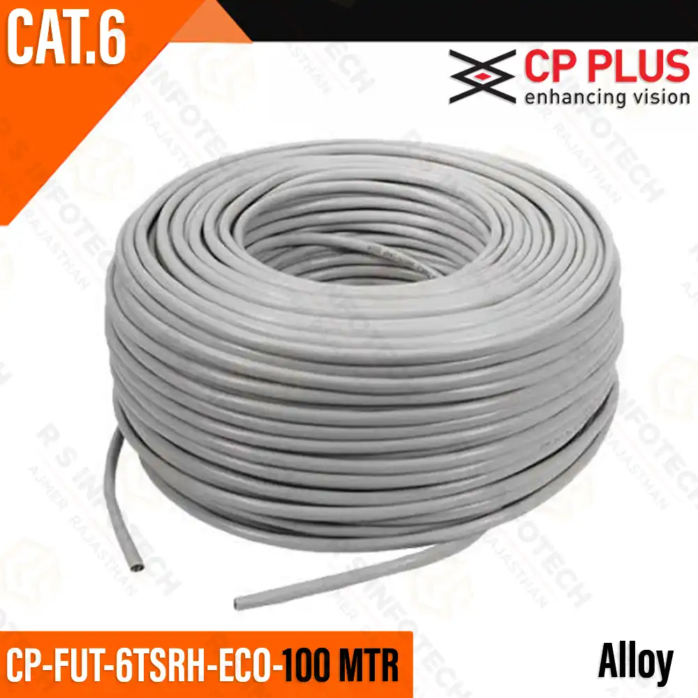 CP PLUS CP-FUT-6TSRH-ECO 100MTR CAT.6 INDOOR ALLOY CABLE