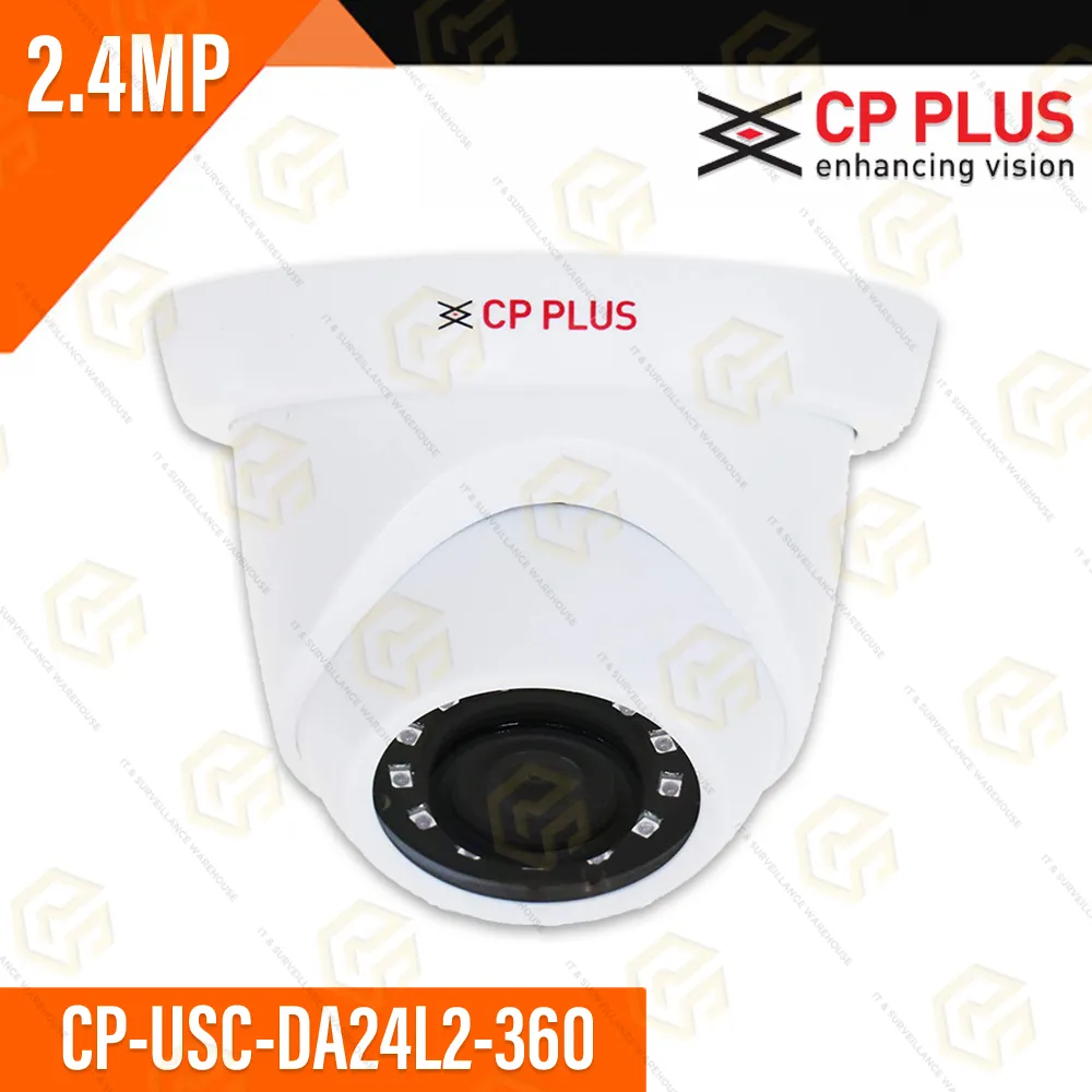 CP PLUS CP-USC-DA24L2-360 REGULAR DOME 2.4MP