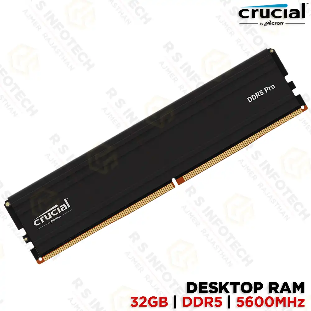 CRUCIAL 32GB DDR5 PRO 5600MHZ DESKTOP RAM