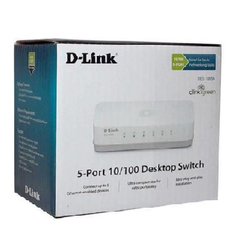 D-LINK DES-1005A 5PORT 100MBPS SWITCH (3YEAR)