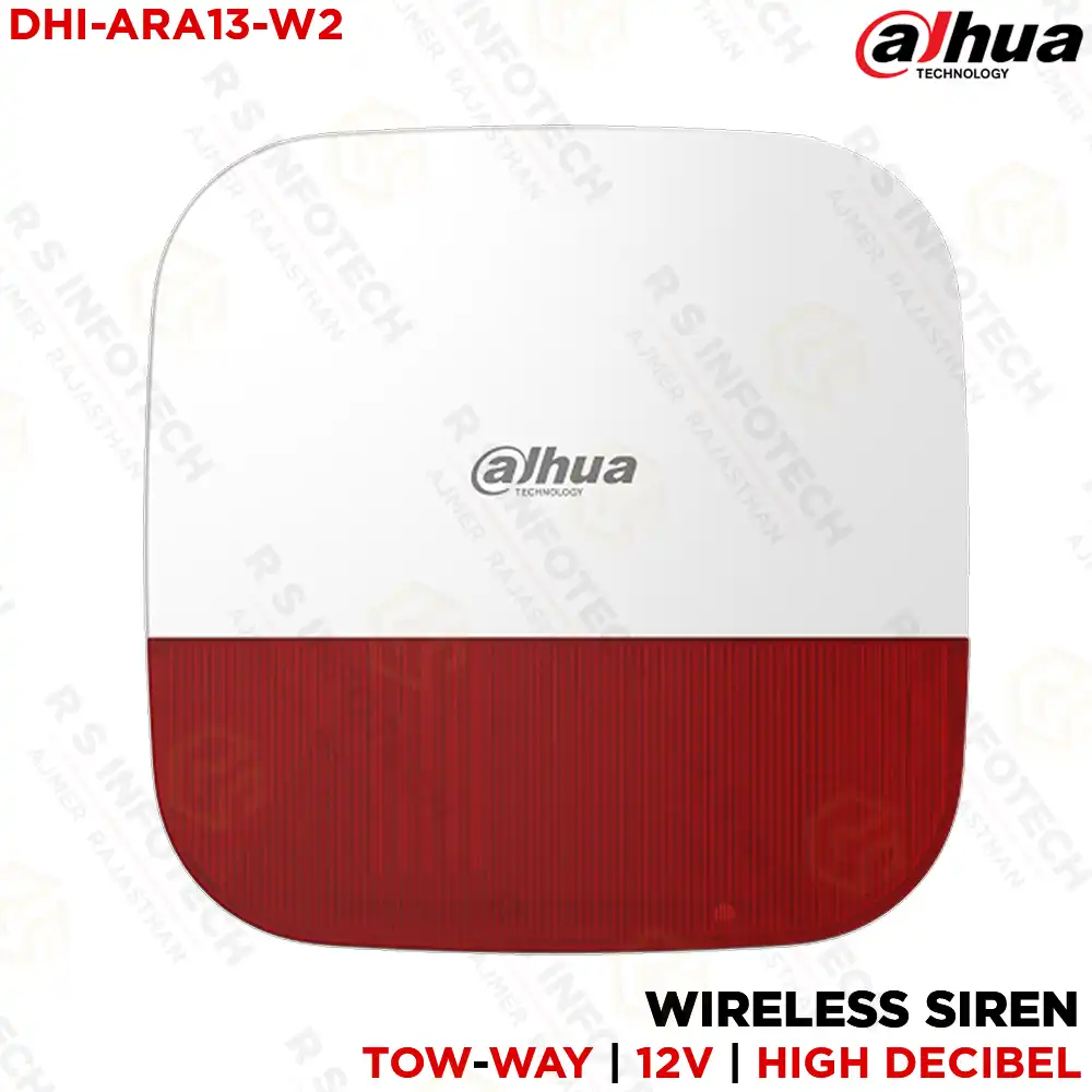 DAHUA DHI-ARA13-W2 HIGH PERFORMANCE WIRELESS OUTDOOR SIREN