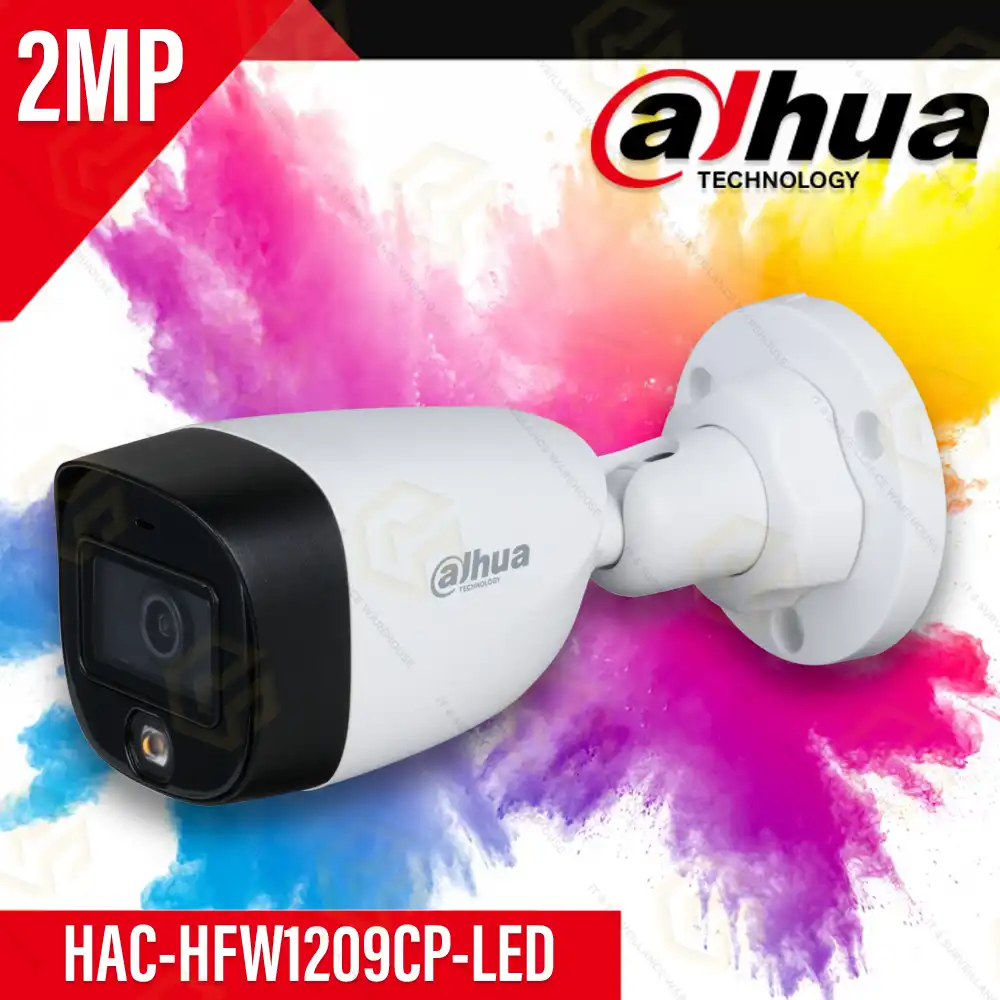 DAHUA HFW1209CP COLOR 2MP HD BULLET