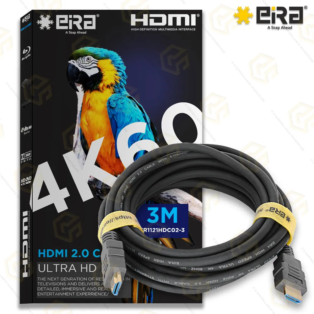 EIRATEK 4K60 ULTRA HD HDMI CABLE 2.0 3MTR 60FPS
